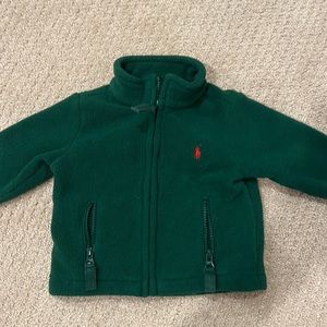 Green Polo Fleece 9 months